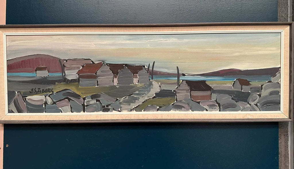 “Coastal Village” by Bo Sjöberg