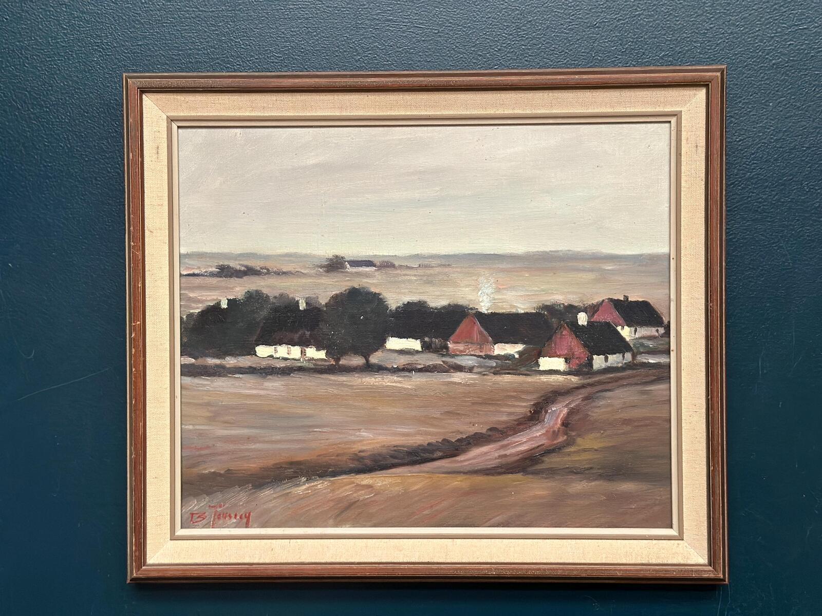 “Landscape with Farms” by B. Jernberg