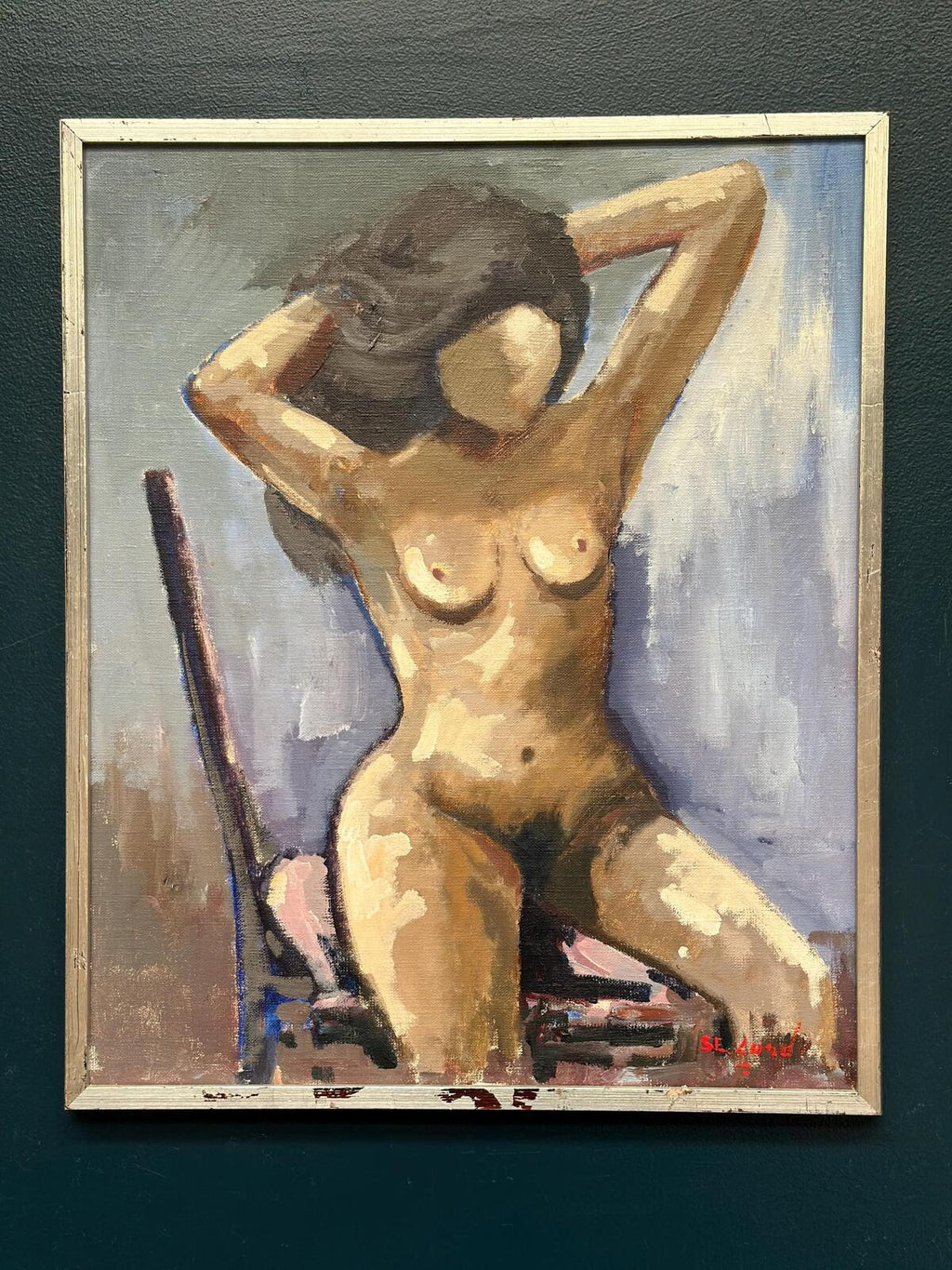 “Model on Chair” by Sven Erik Lund