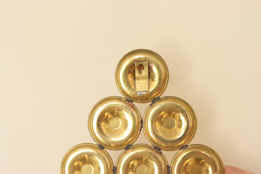 Pair Of Mid Century Swedish Brass Sconces
