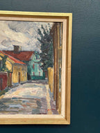“Street with Houses” by Jan Hatvani