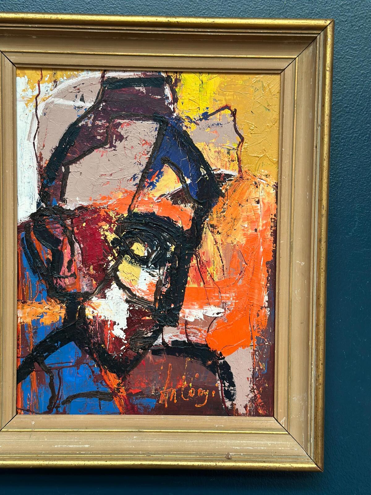 “Composition with Face” by Imre Antonyi