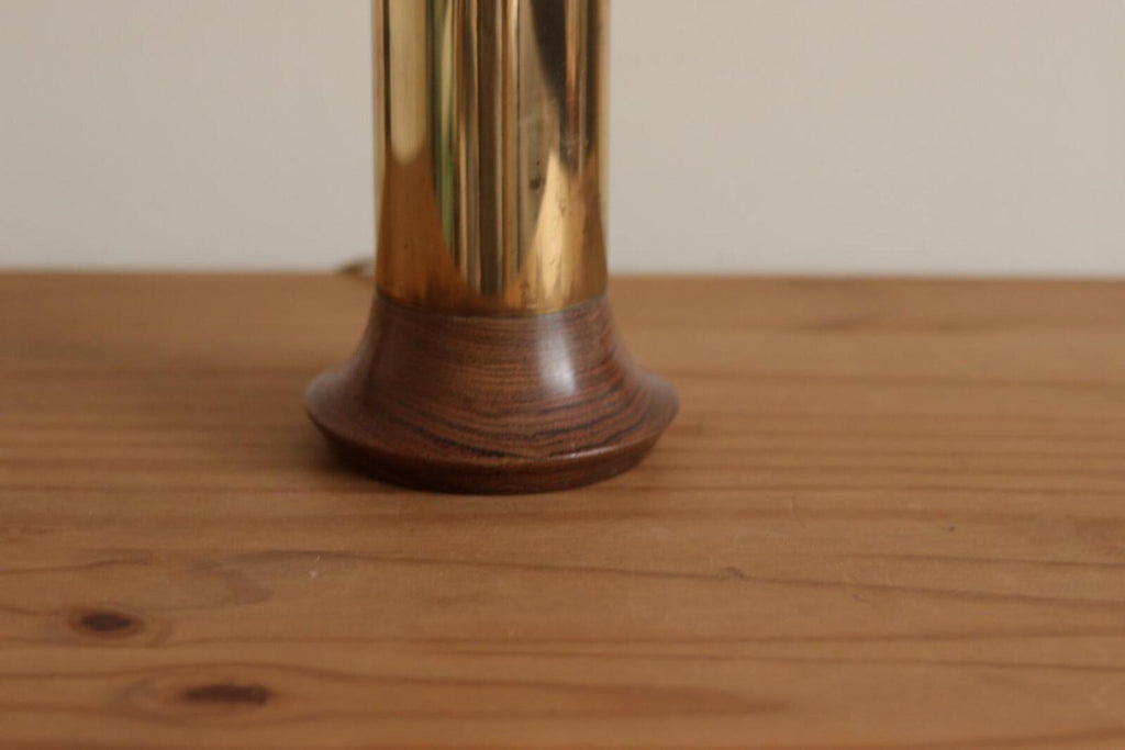 Large Vintage Brass Table Lamp