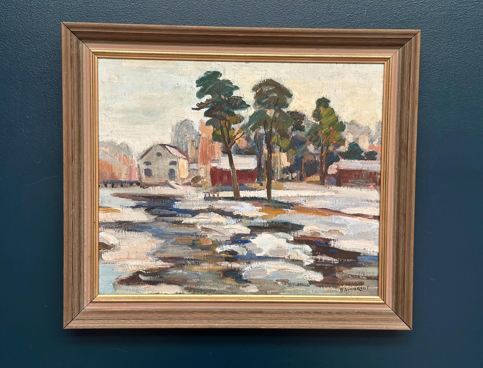 “Winter Landscape” by B. Lundqvist