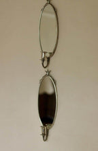 Pair of Mid Century Swedish Pewter Sconces with Mirror by Svenskt - Tenn
