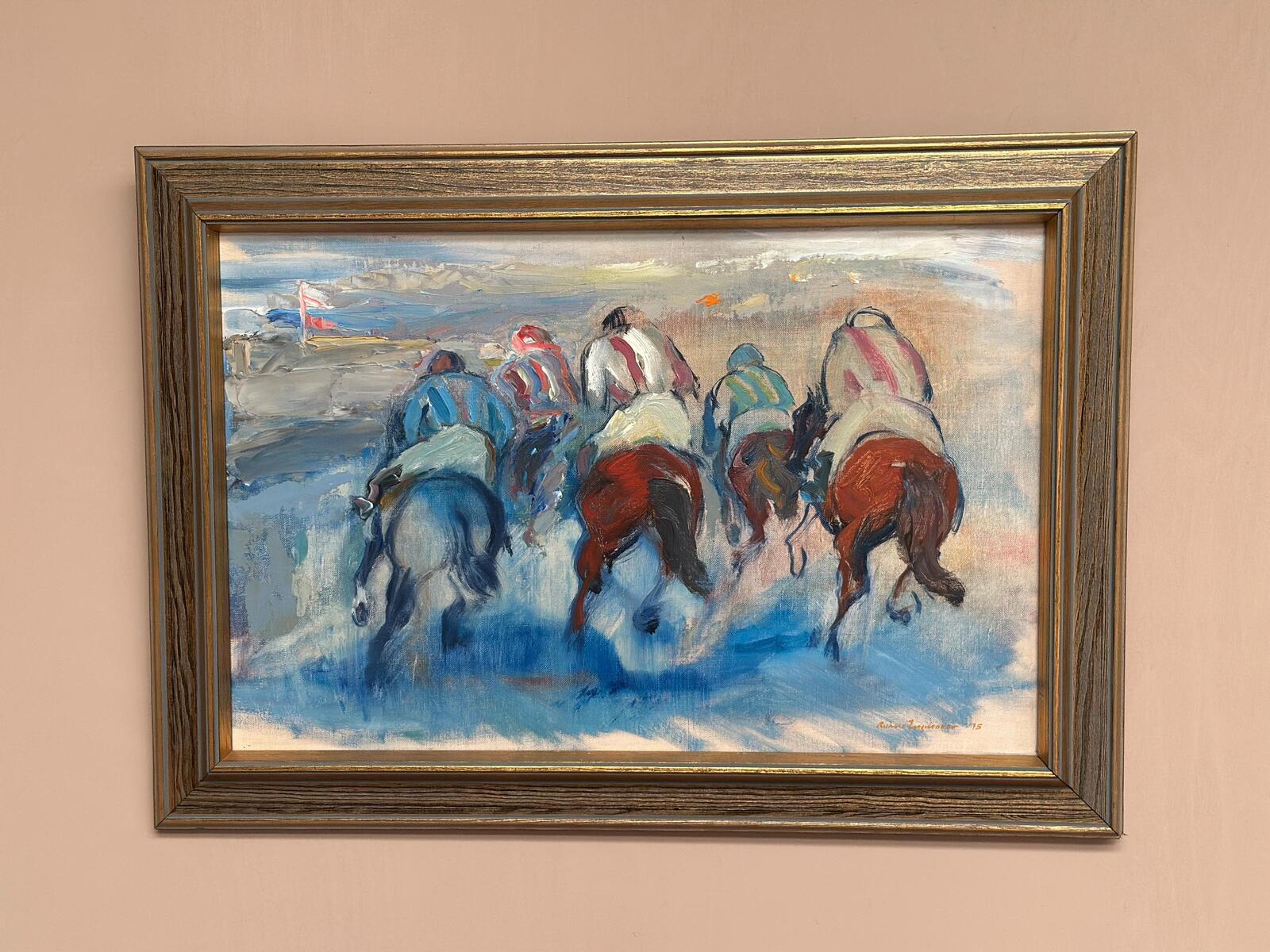Jockeys By Richard Ingelsson (Helsingborg, 1901–1984)