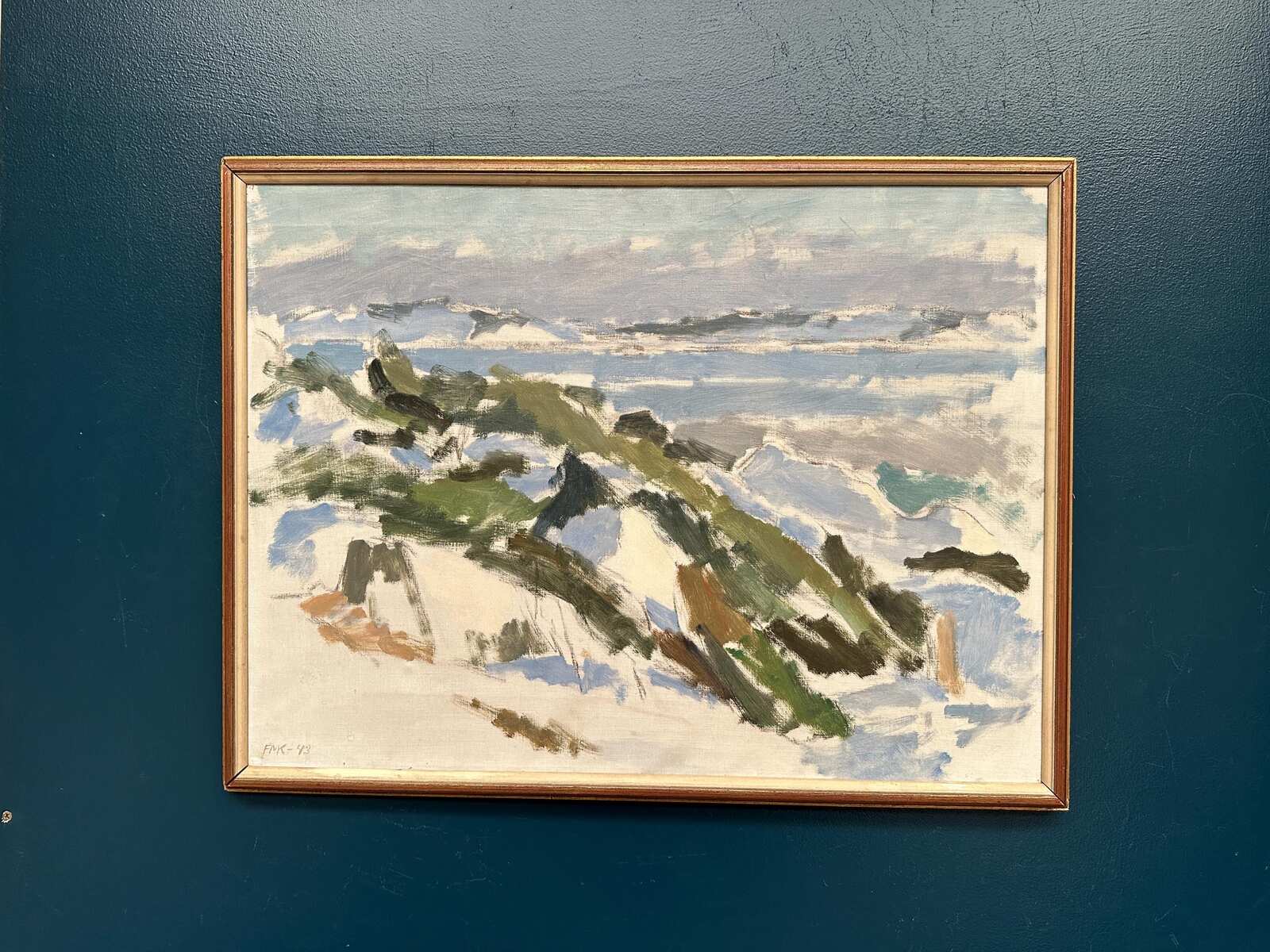 “Winter Landscape” by Frans Mikael Kempe