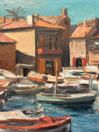 “Boats in the Harbor” by Ellis Wallin
