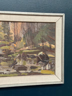 “Old Sawmill, Apelnäs Roasjö” by Gunnar Svensson