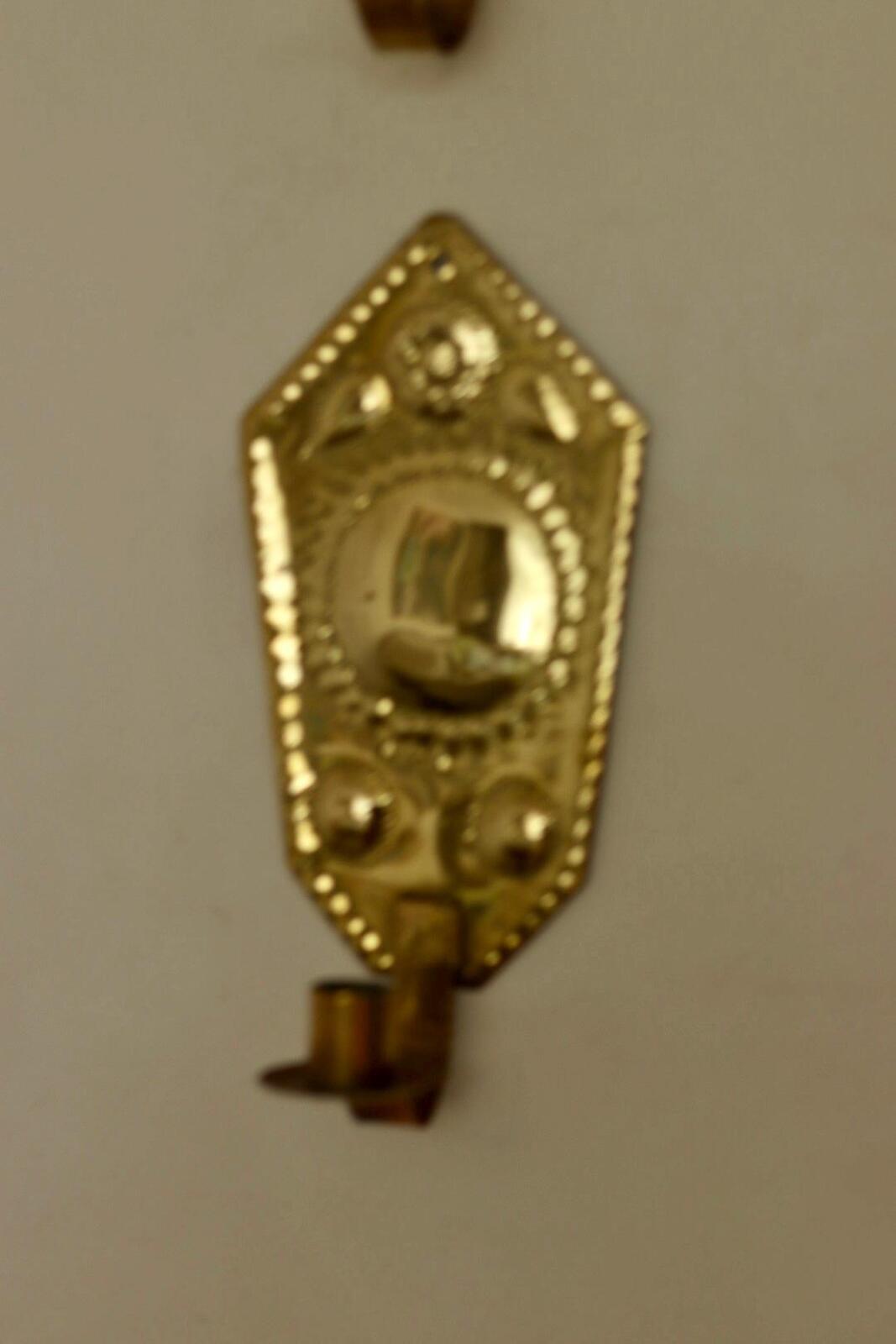 Pair Of Swedish Brass Sconces