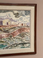 “Landscape with Buildings” by Gösta Nordblad