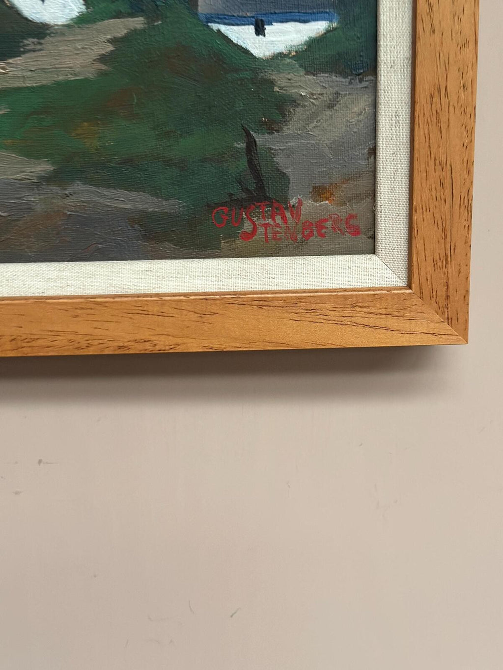 “Coastal Village” by Gustav Tenberg