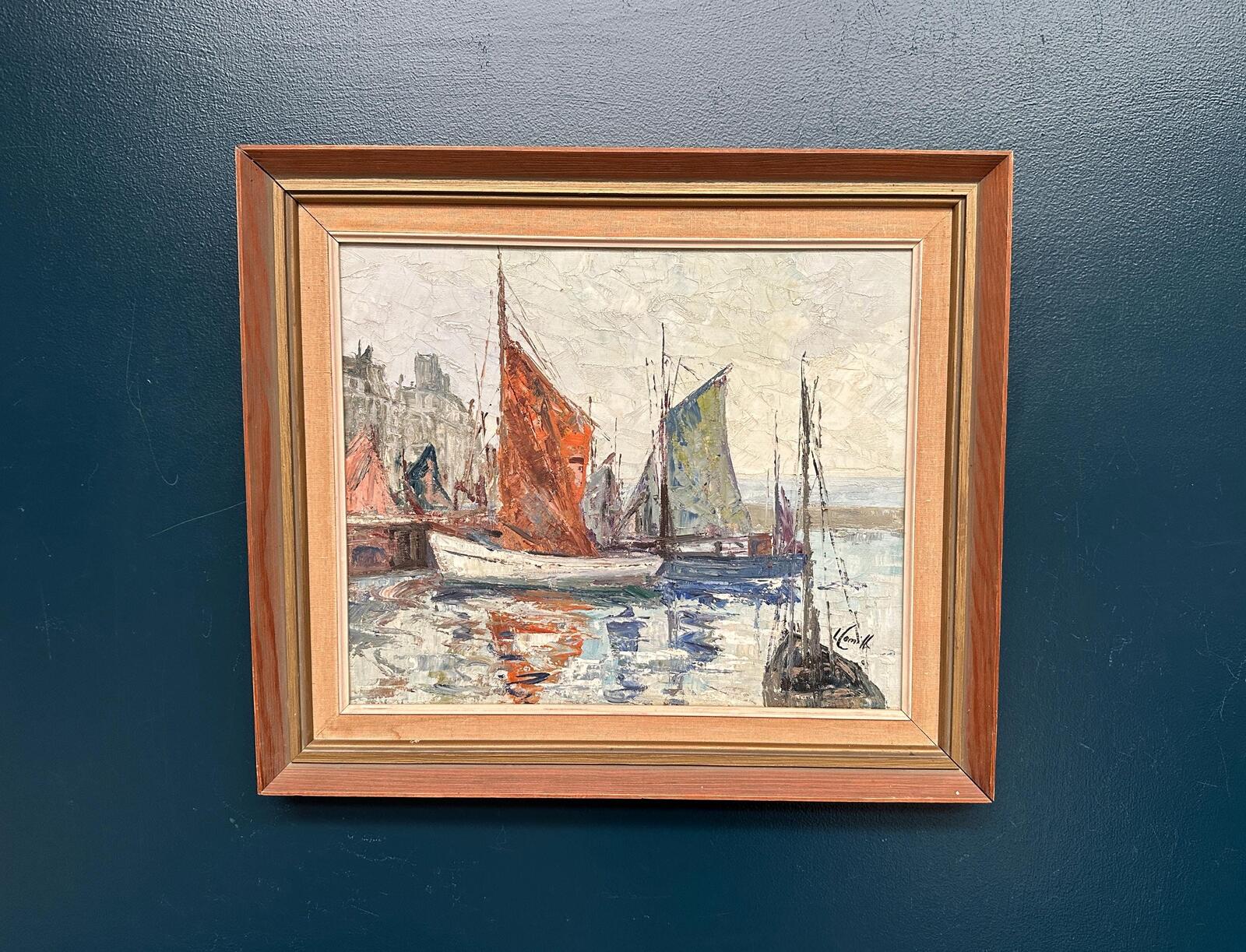 “Boats in Harbour” by Inge Camill