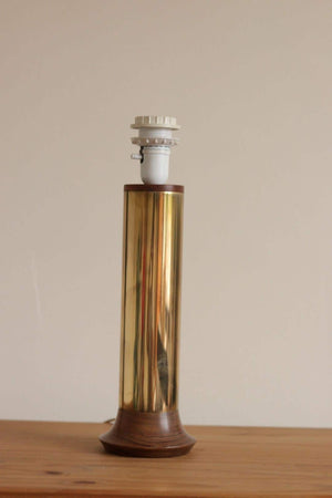 Large Vintage Brass Table Lamp