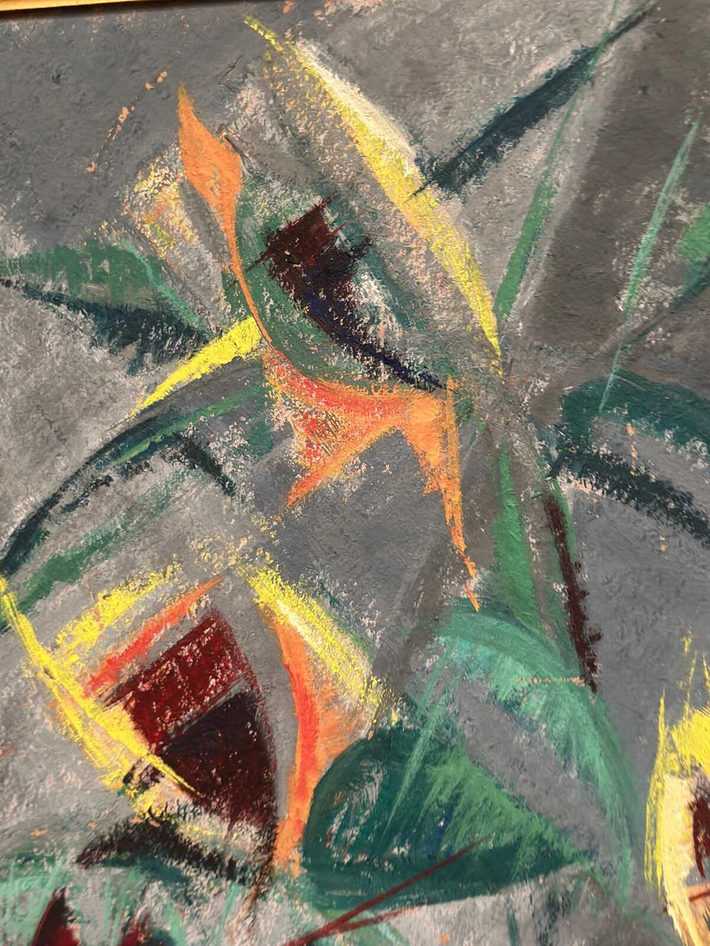 Abstract Still Life with Sunflowers