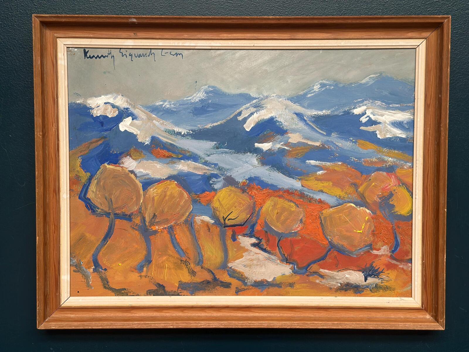 “Trees and Mountains” by Kenneth Sigvard