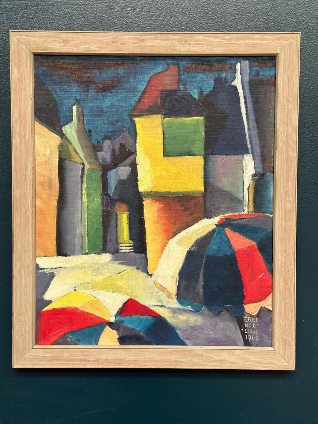 “Cityscape with House Facades” by Ebbe Höglund