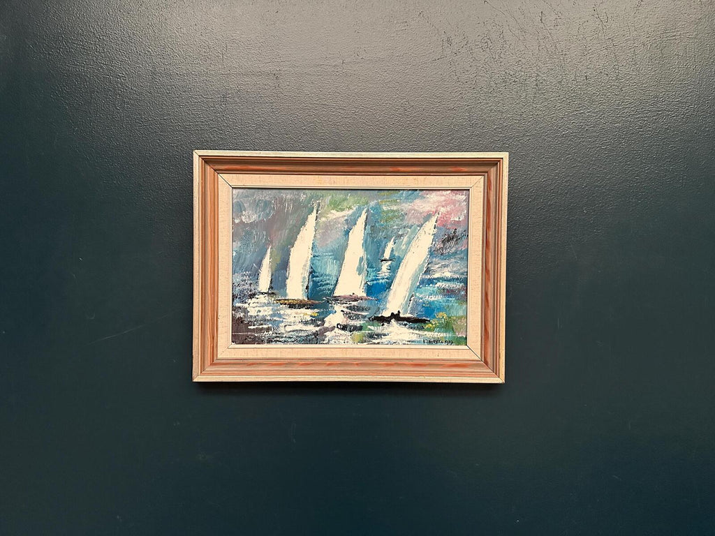“Sailboats” by Bertil Thorell (1908–1984)