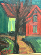 “Landscape with House” by Manfred Flyckt
