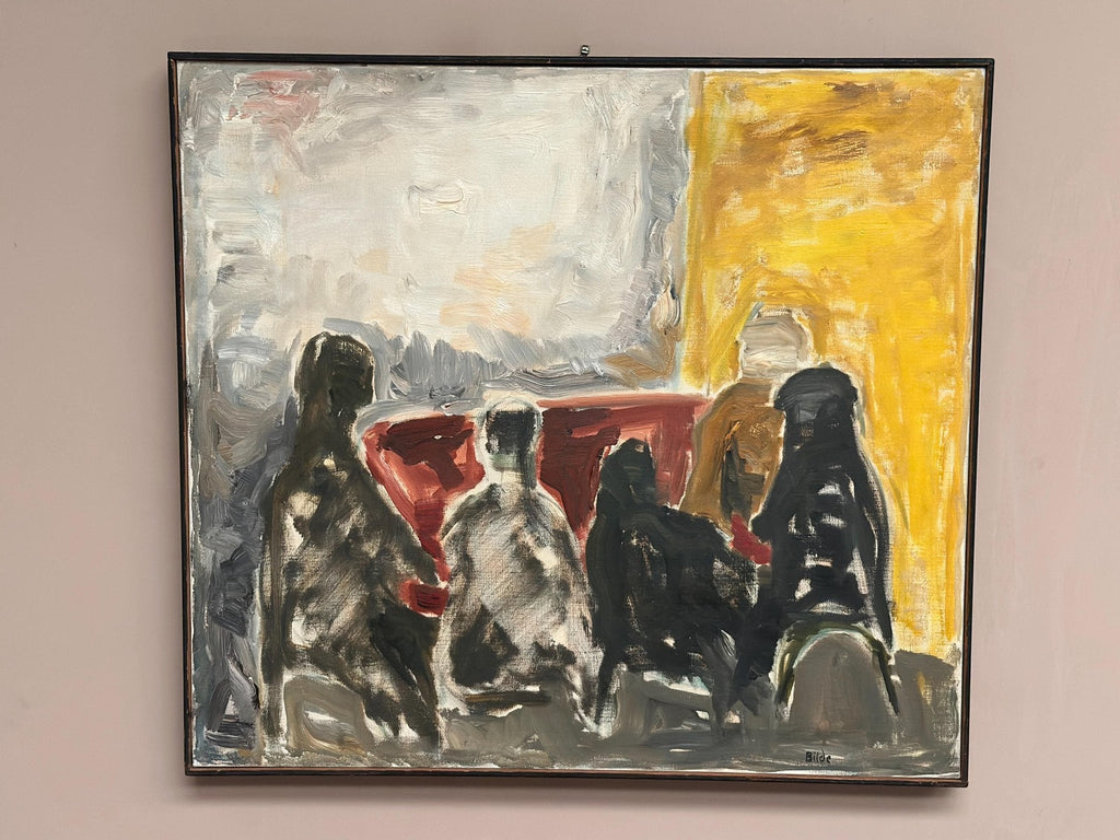 “Figure Composition” by Max Bilde (1919–2011)