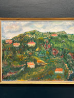 “Hilly Landscape with Houses” by Lalla Blecher
