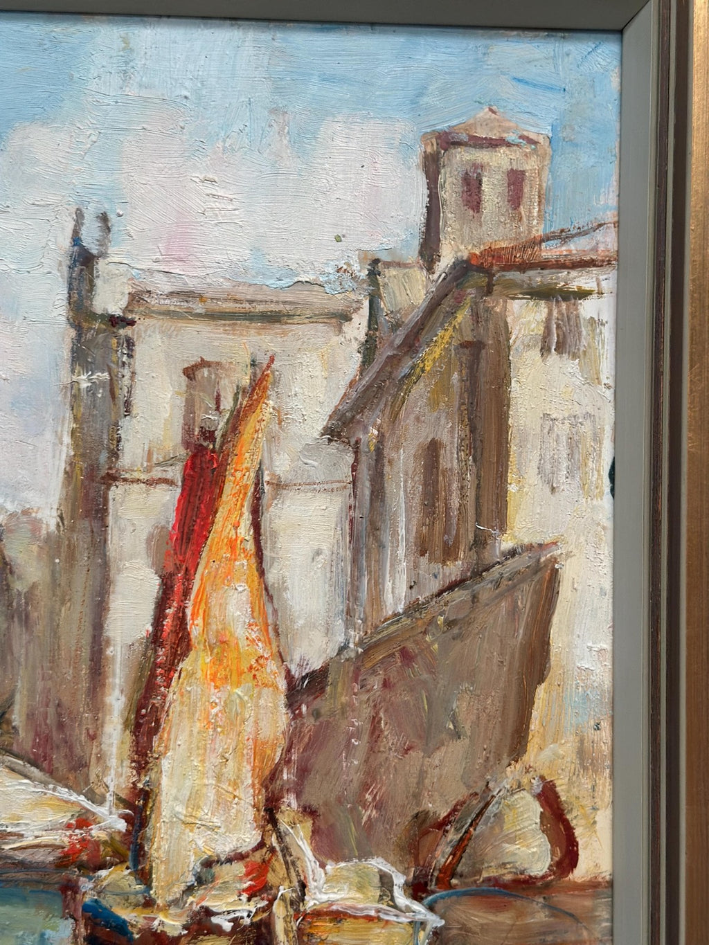 “Motif with Boats” by Knut Norman