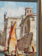 “Motif with Boats” by Knut Norman