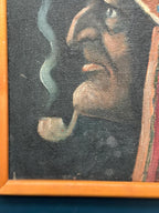 Native American with Pipe
