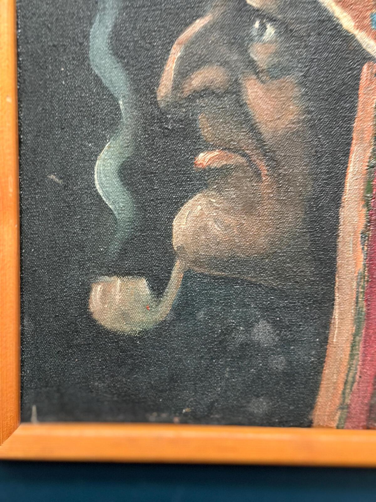 Native American with Pipe