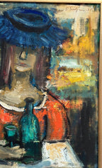 “The Woman with the Wine Bottle” by Sven Lundgren