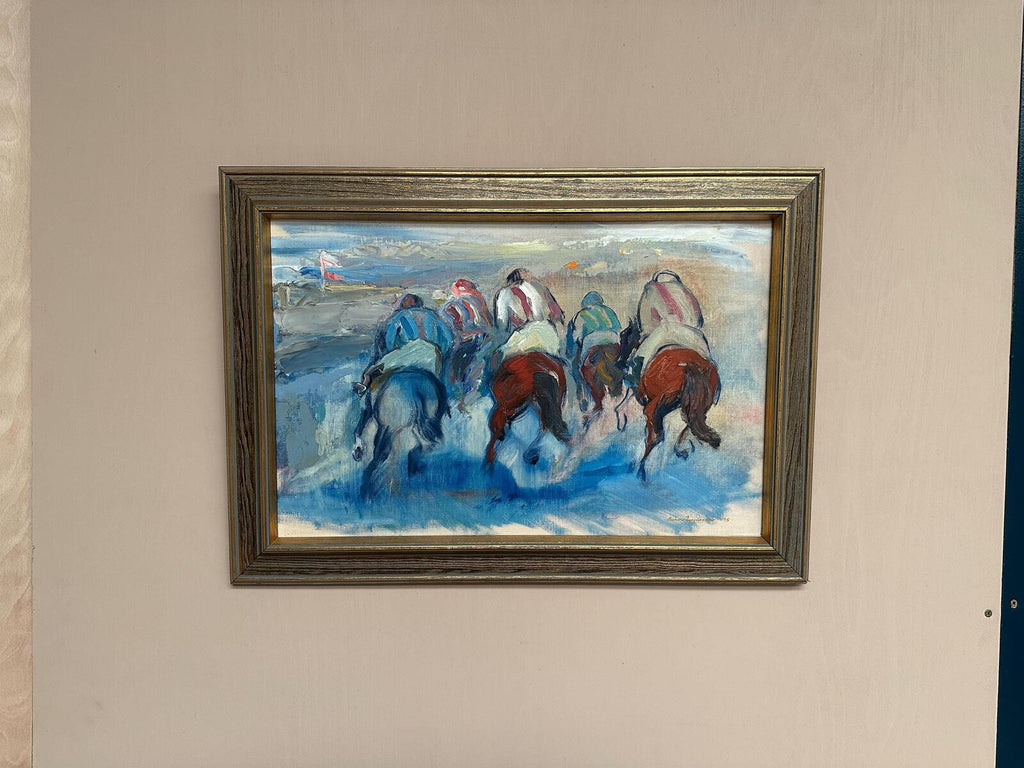 Jockeys By Richard Ingelsson (Helsingborg, 1901–1984)