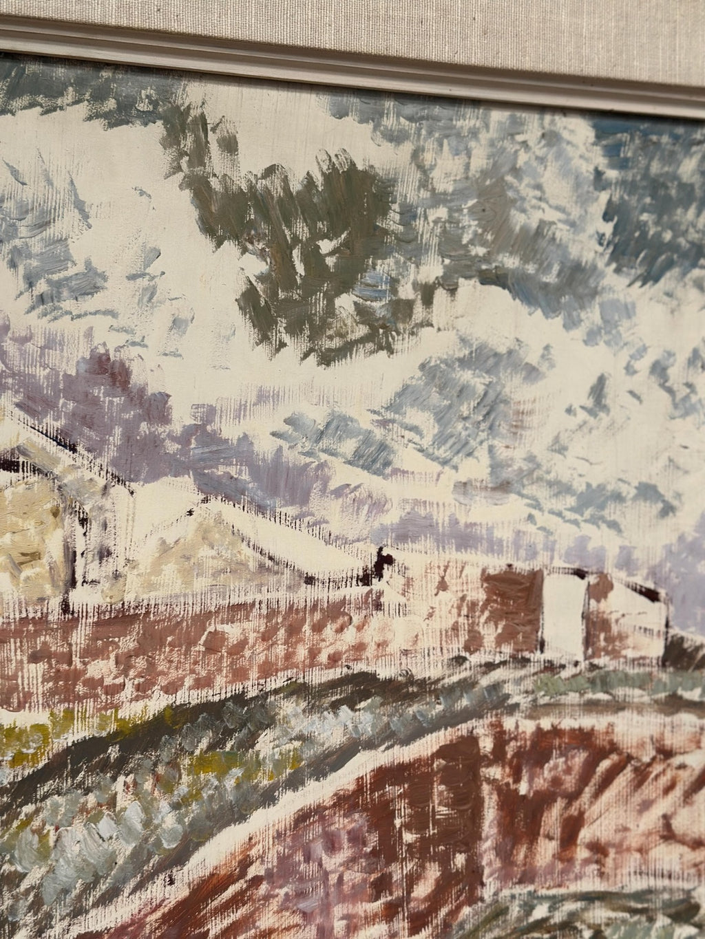 “Landscape with Buildings” by Gösta Nordblad