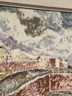 “Landscape with Buildings” by Gösta Nordblad