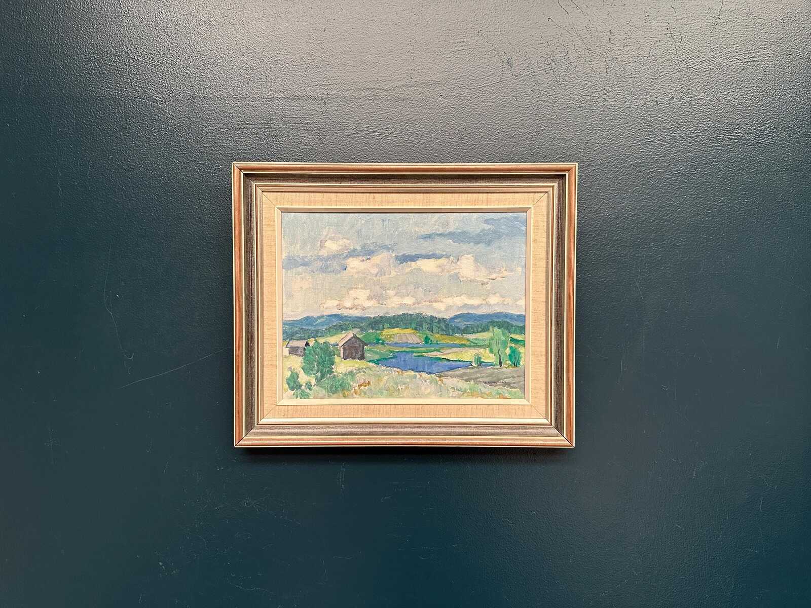 “Landscape” by Evald Hedenström (1909–1997)