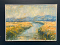 River Landscape with Mountains