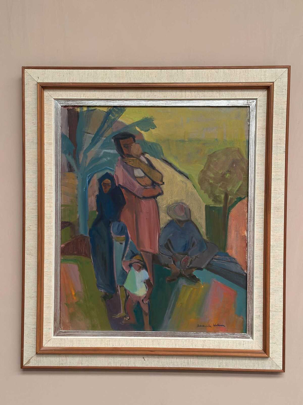“Family in Tenerife” by Margareta Wallin