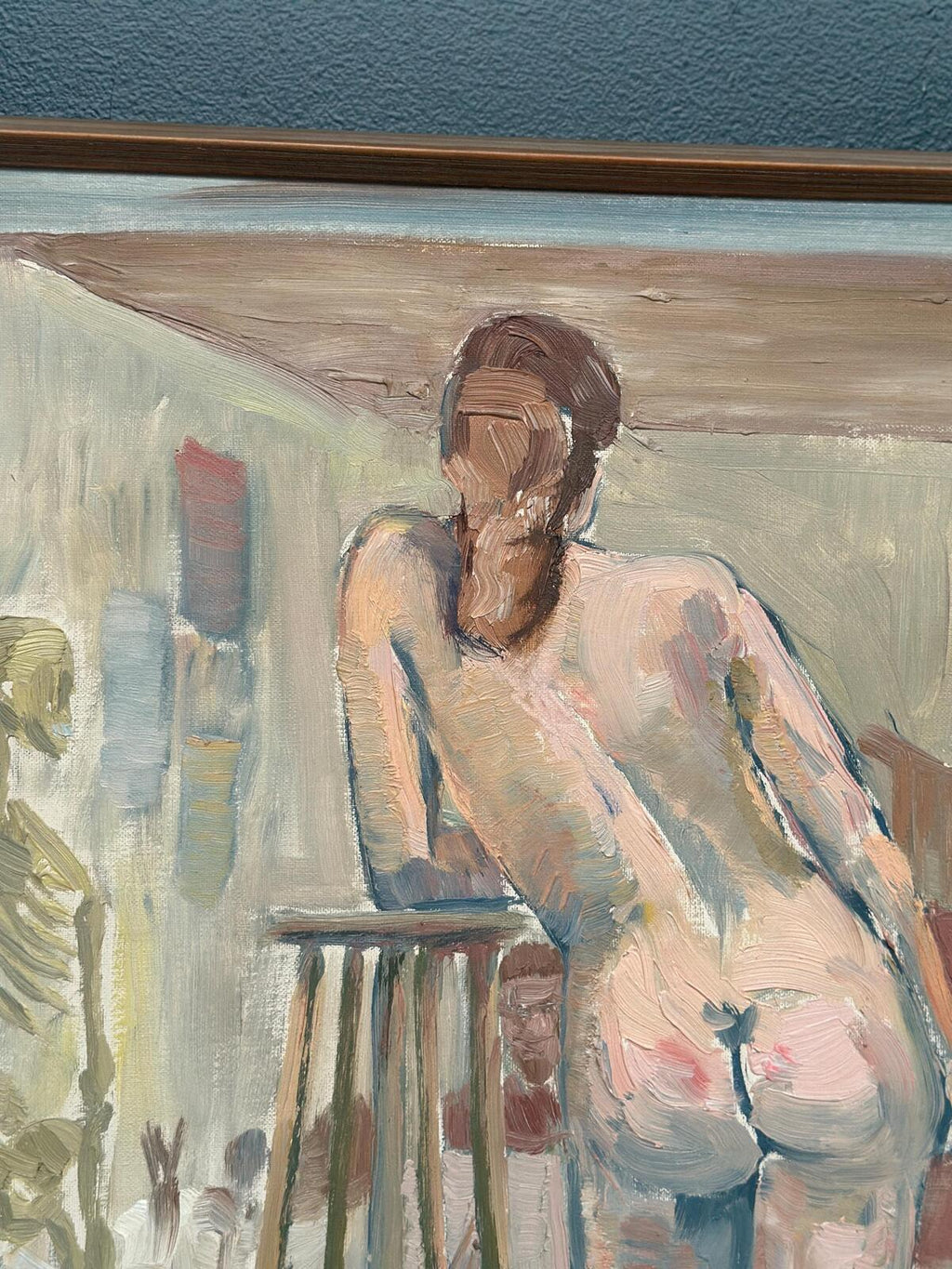 “Female Model in the Studio” by Olle C – Dated 1977