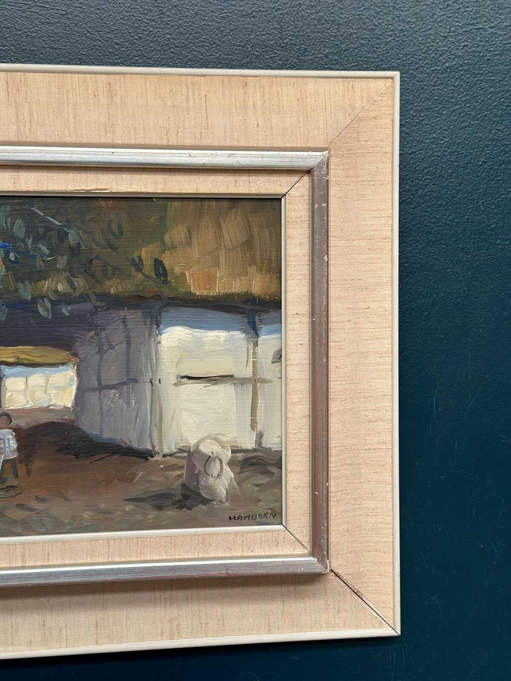 “Villagers in Courtyard” by Axel Hamborn