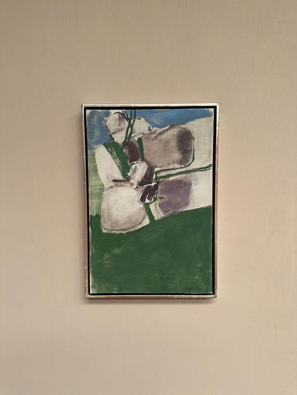 “Abstract” by John Wipp (1927–2005)
