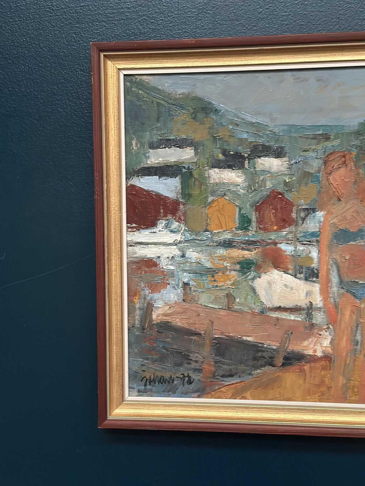 “Badgast och Fiskargubbe” by Fritz Henry Johansson