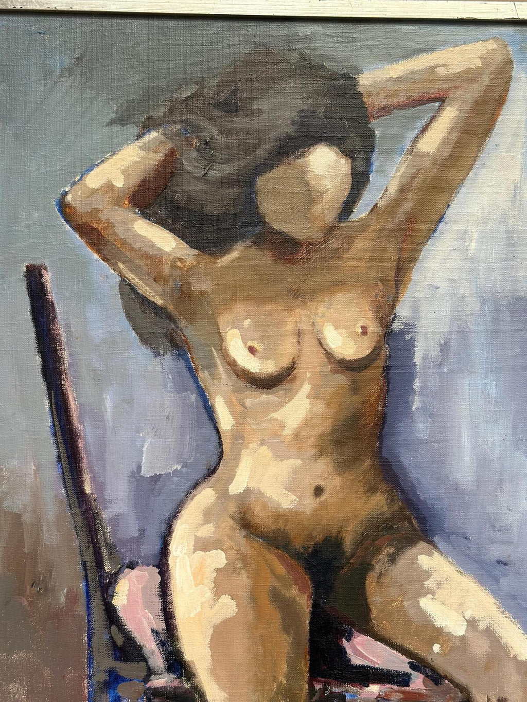 “Model on Chair” by Sven Erik Lund