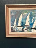 “Sailboats” by Bertil Thorell (1908–1984)