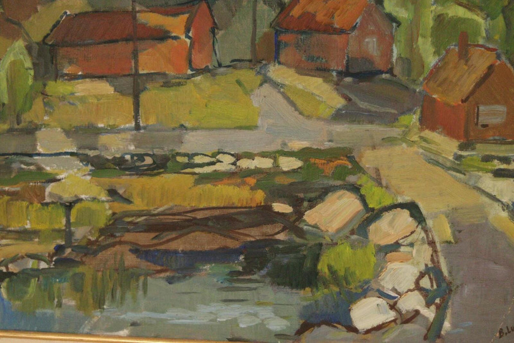 “Village” by Bertil Lundqvist