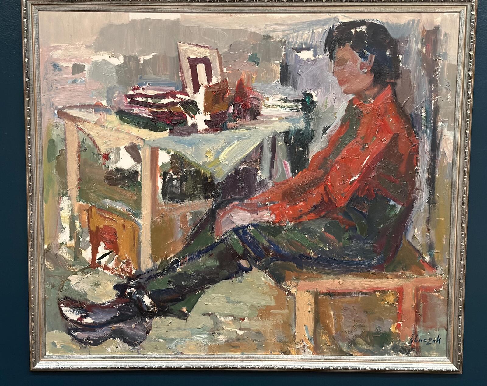 “Figure Composition” by Jerzy Luczak-Szewczyk)