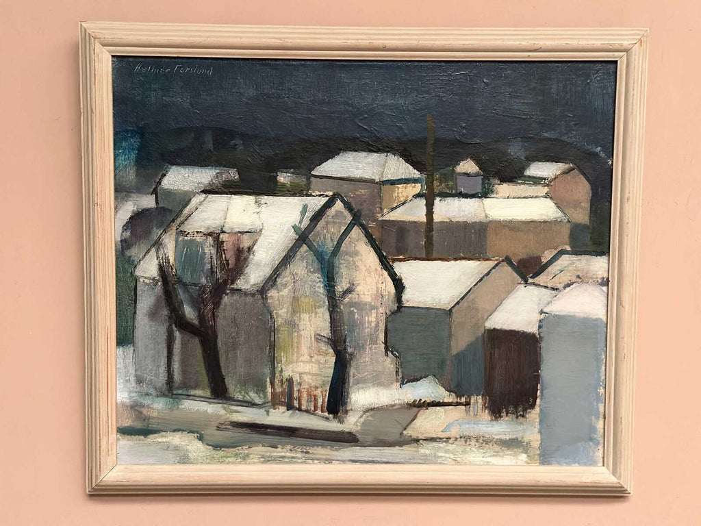 “Winter Night over the City” by Helmer Forslund