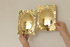 Pair Of  Swedish Brass Sconces