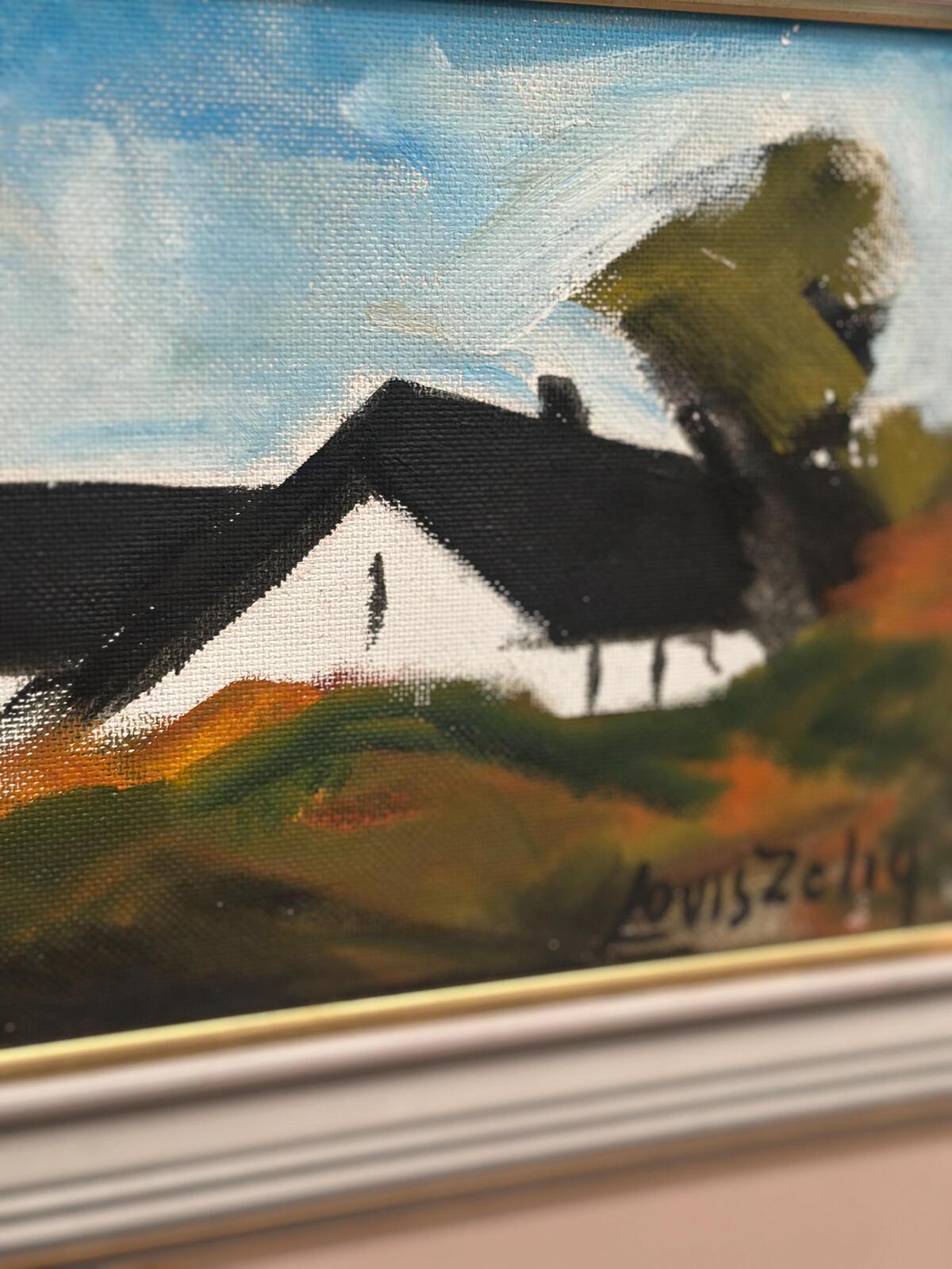 “Landscape with Farm” by Louis Zelig