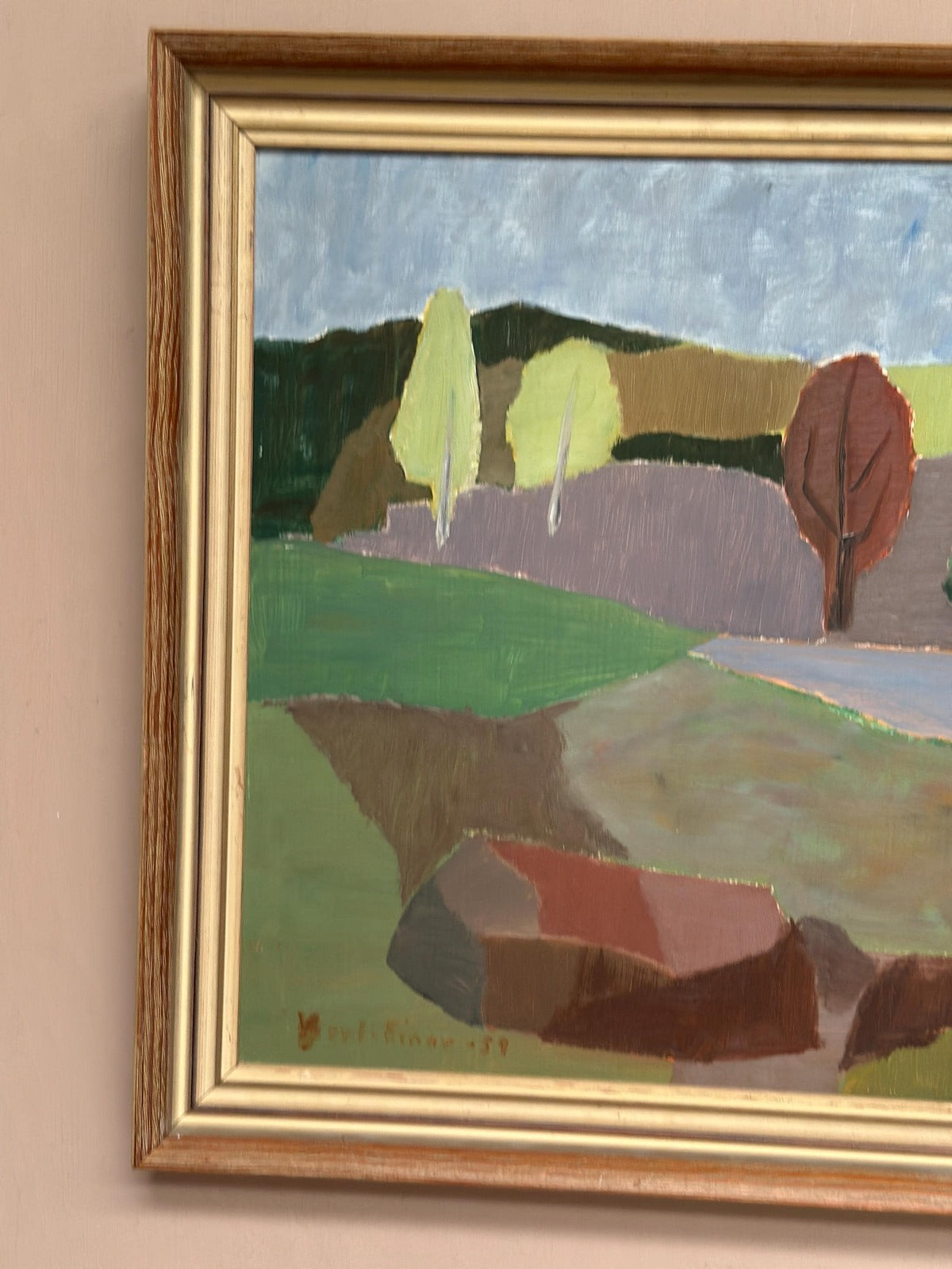 “Trees and Fields” by Carl‑Einar Andersson (1925–1975)