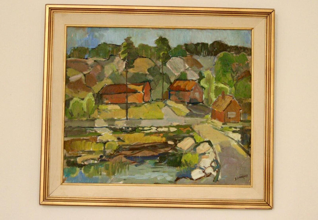 “Village” by Bertil Lundqvist