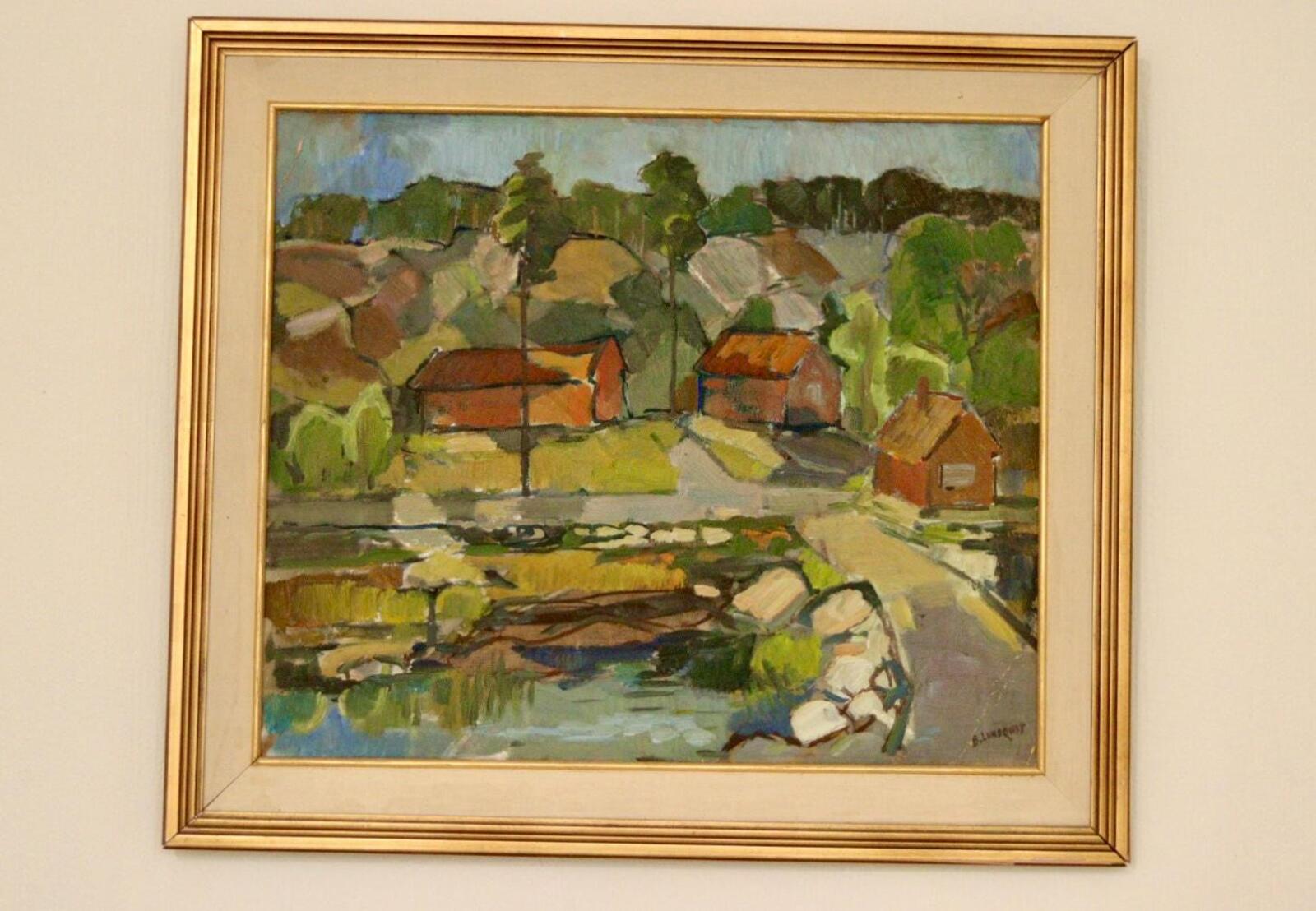 “Village” by Bertil Lundqvist
